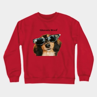 Glasses Woof Crewneck Sweatshirt